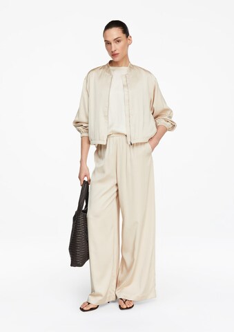 Wide Leg Pantalon COMMA en beige