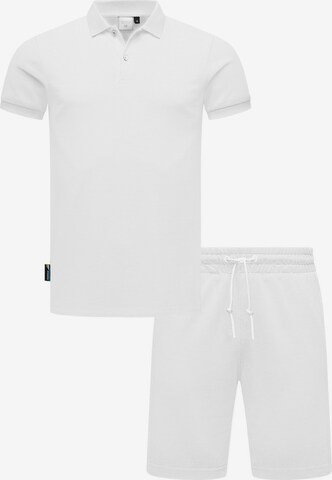 Survêtement 'Porpi' Ragwear en blanc : devant