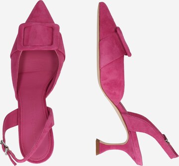 Kennel & Schmenger - Sapatos abertos atrás 'LIA' em rosa