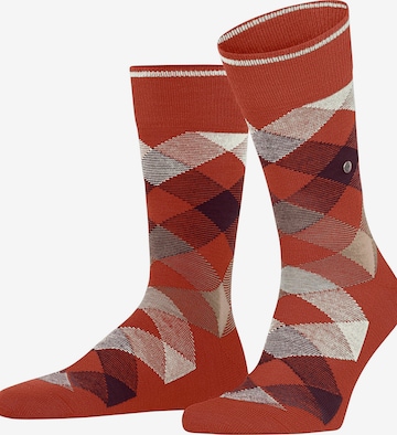 BURLINGTON Socks 'Newcastle' in Red: front