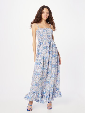 Zwillingsherz Letní šaty 'Damira' – modrá: přední strana