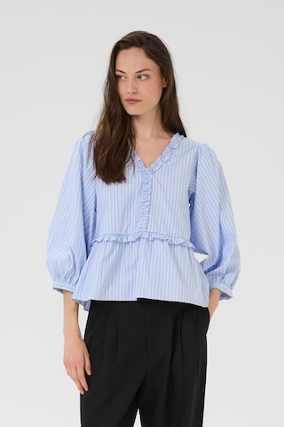KAREN BY SIMONSEN Blouse 'KBDanielle' in Blue: front