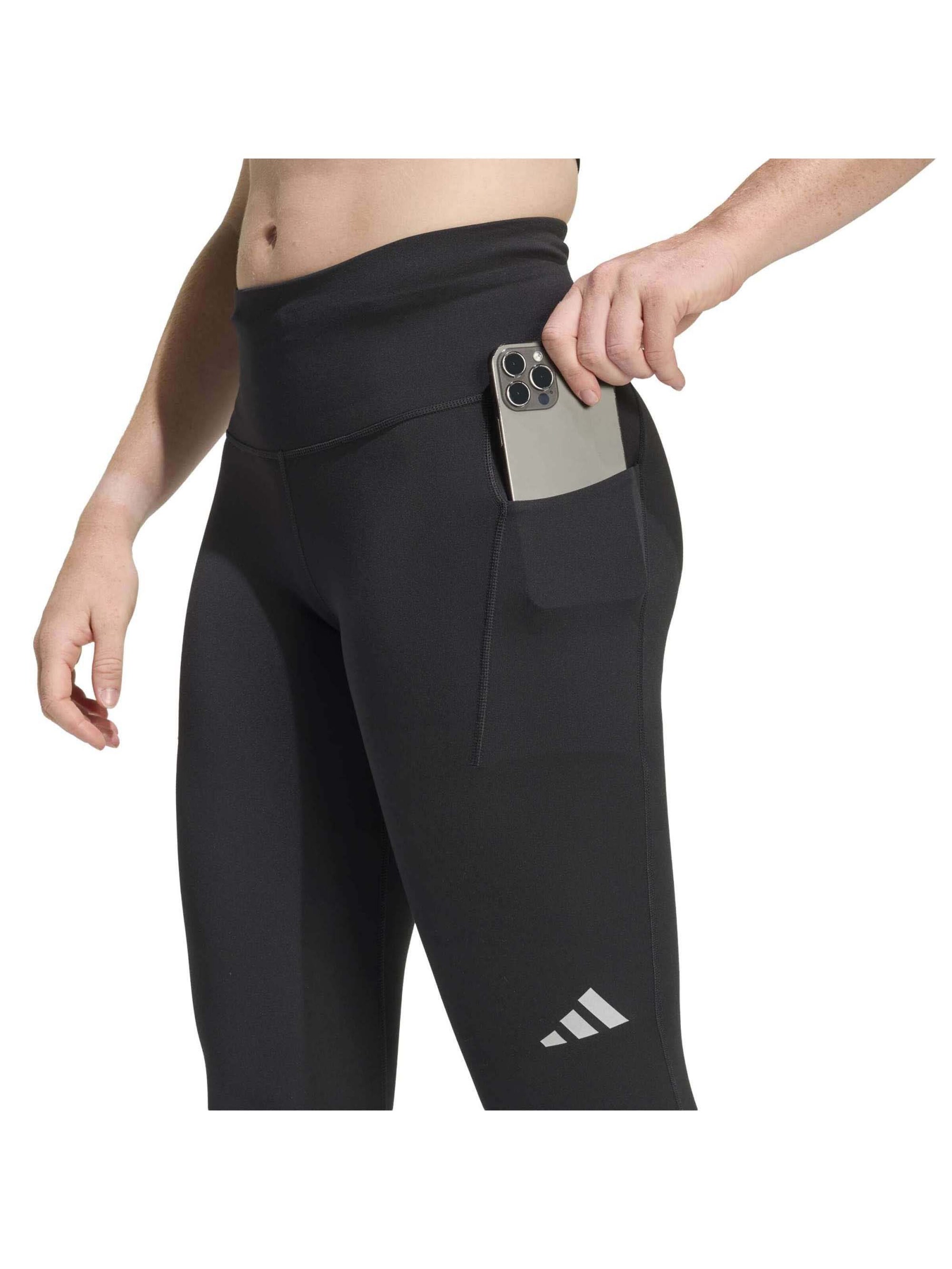 Skinny Pantalon de sport 'ADI365 3S 1/1 L' ADIDAS SPORTSWEAR en noir