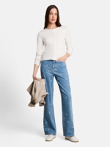 TOM TAILOR DENIM Knit Cardigan in White