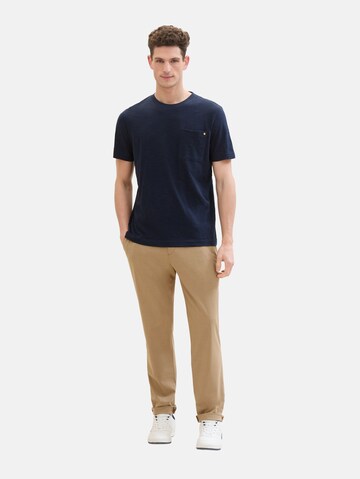 Regular Pantalon chino TOM TAILOR en beige