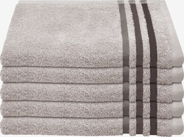 SCHIESSER Towel 'Skyline Color' in Grey: front