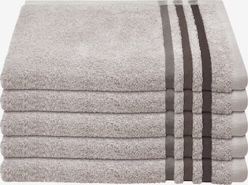 SCHIESSER Handdoek 'Skyline Color' in Grijs: voorkant