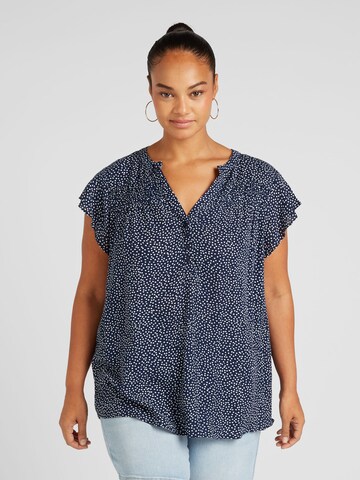 Z-One Bluse 'Ja44mie' in Blau: Vorderseite