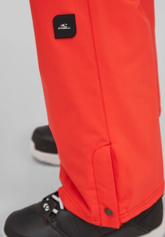 Regular Pantalon de sport O'NEILL en rouge