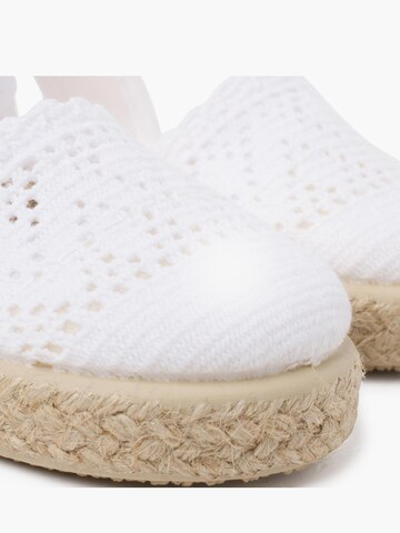 Sandales Pisamonas en blanc