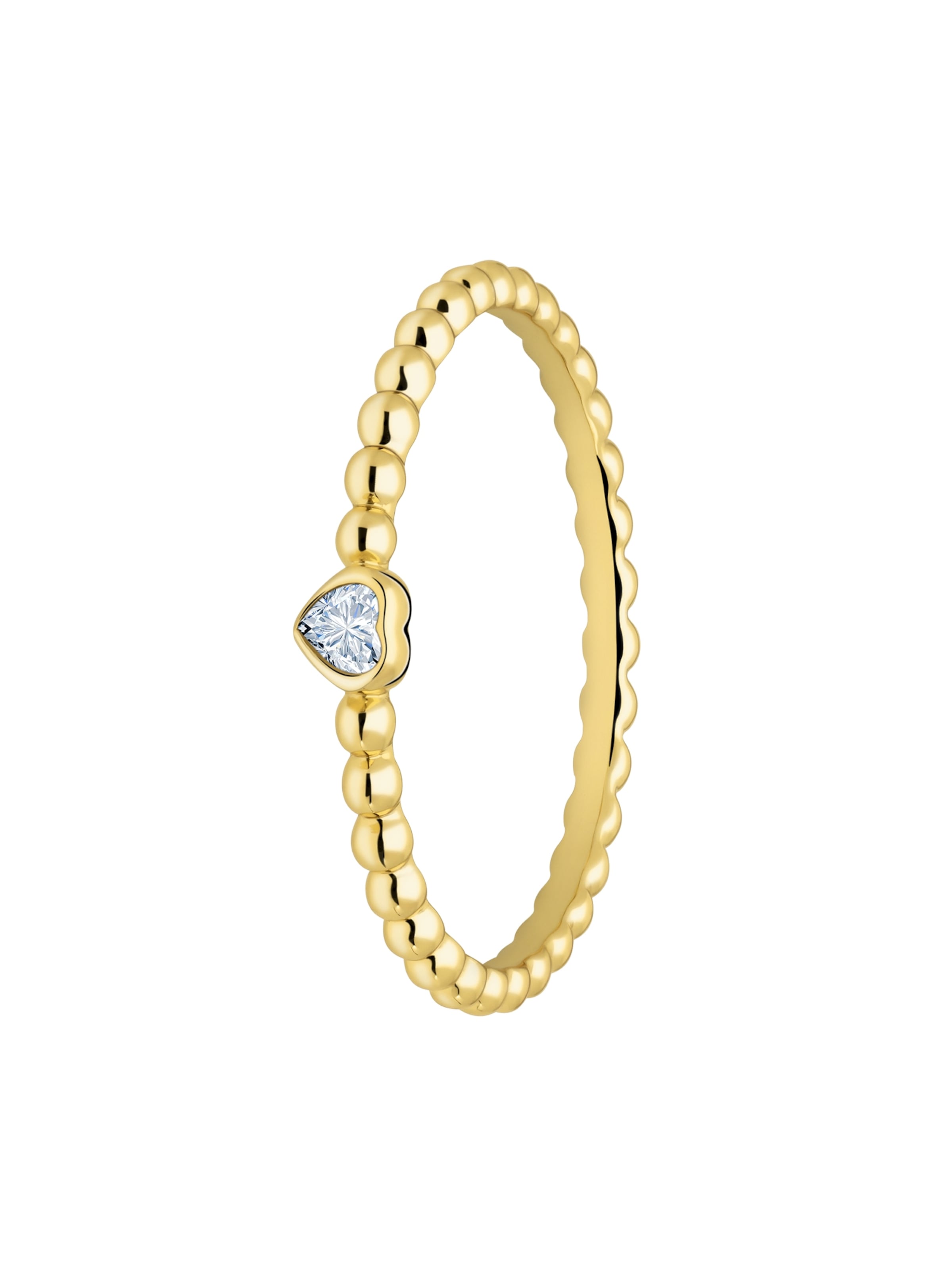 Lucardi Ring in Gold: Vorderseite