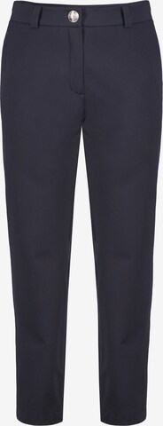 Karko Slimfit Broek in Blauw: voorkant