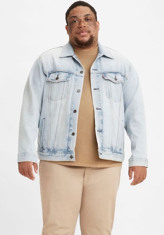 Levi's® Big & Tall Övergångsjacka 'Trucker Jacket' i blå: framsida