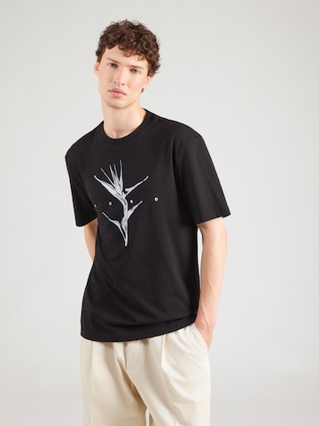 HUGO T-Shirt 'Darise' in Schwarz: Vorderseite