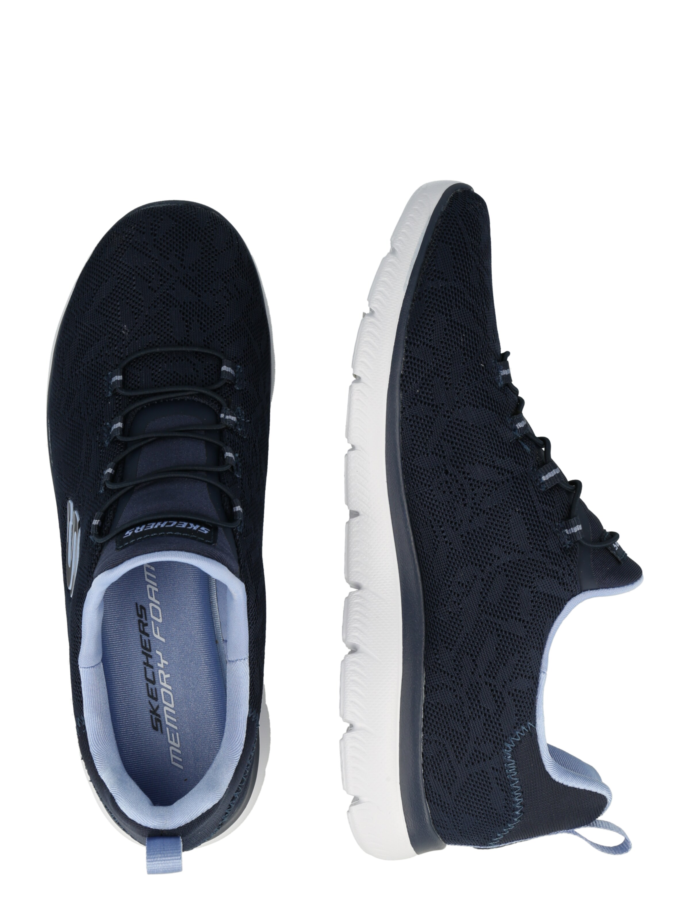 SKECHERS Slip On in Blau