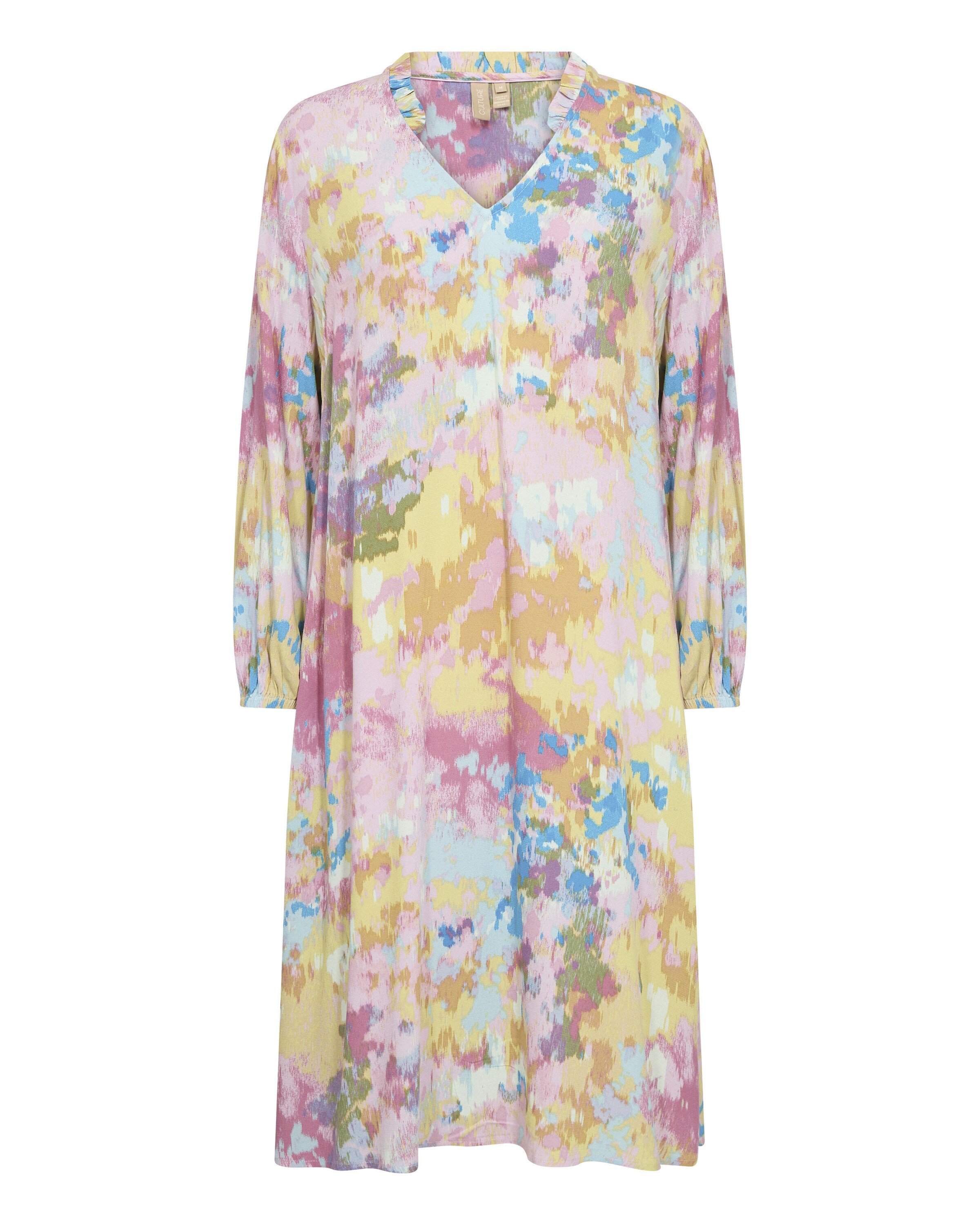 CULTURE Kjole i blandingsfarvet: forside