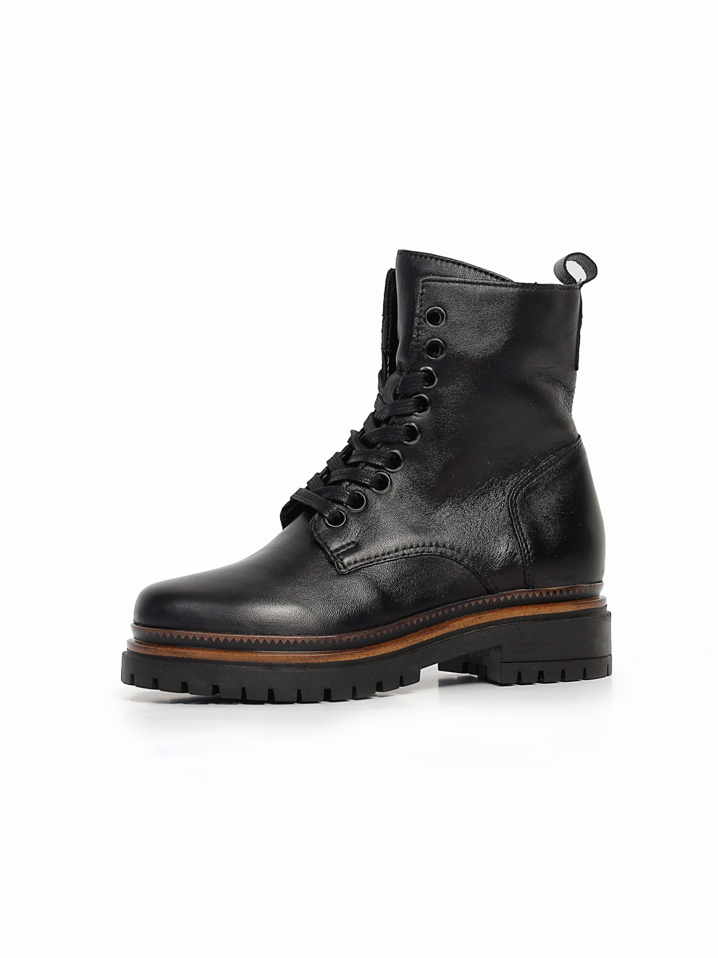 MJUS - Botim com fivela 'Ducci' em preto: frente