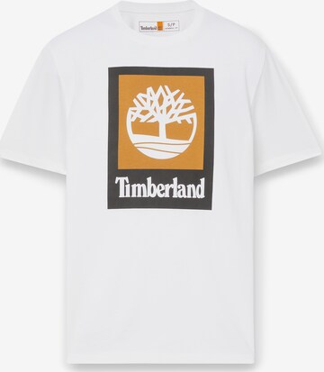 TIMBERLAND T-shirt i vit: framsida