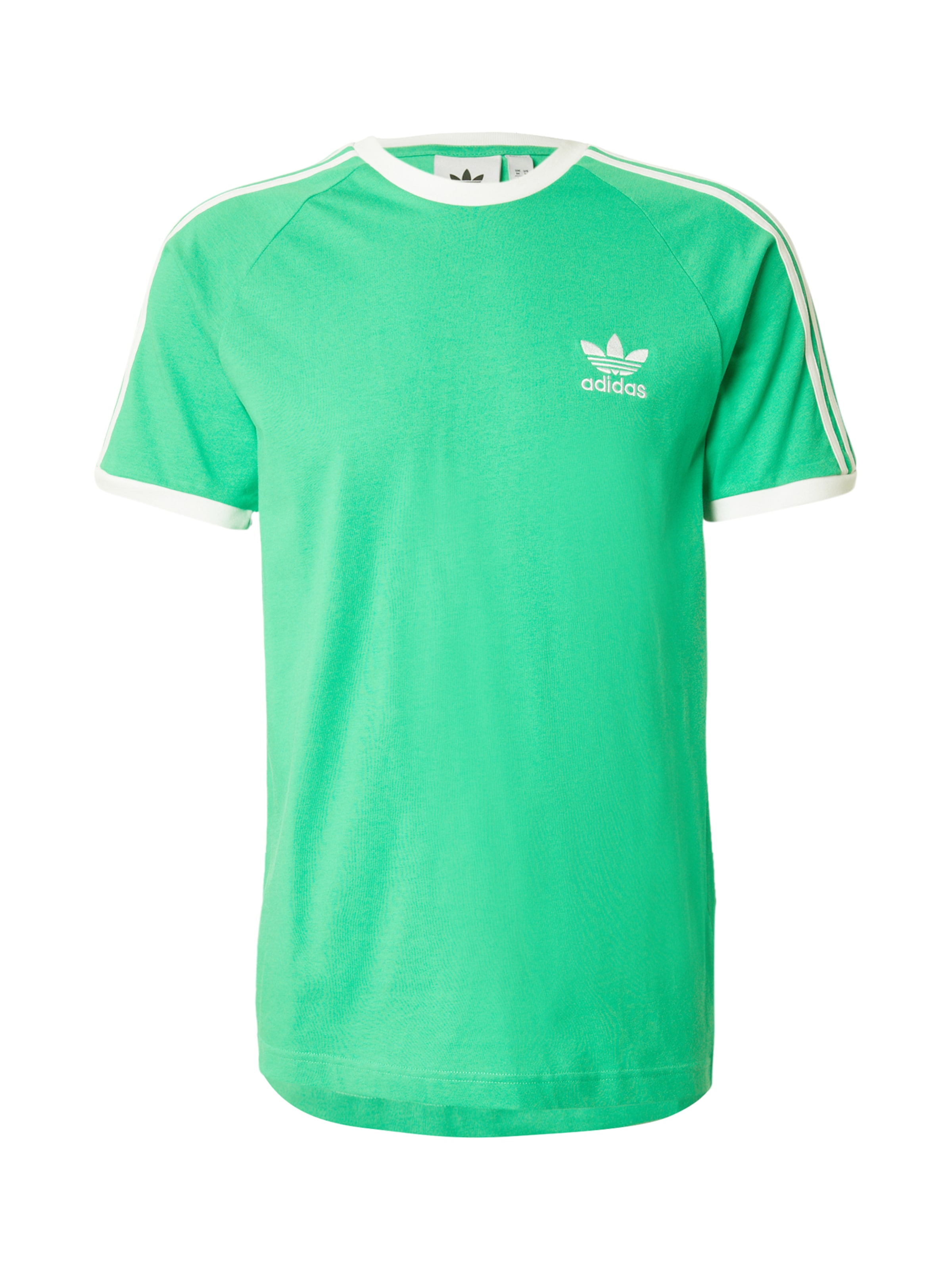 ADIDAS ORIGINALS T-shirt 'Adicolor Classics' i grön: framsida