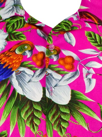 King Kameha Shirt 'Cherryparrot' in Pink