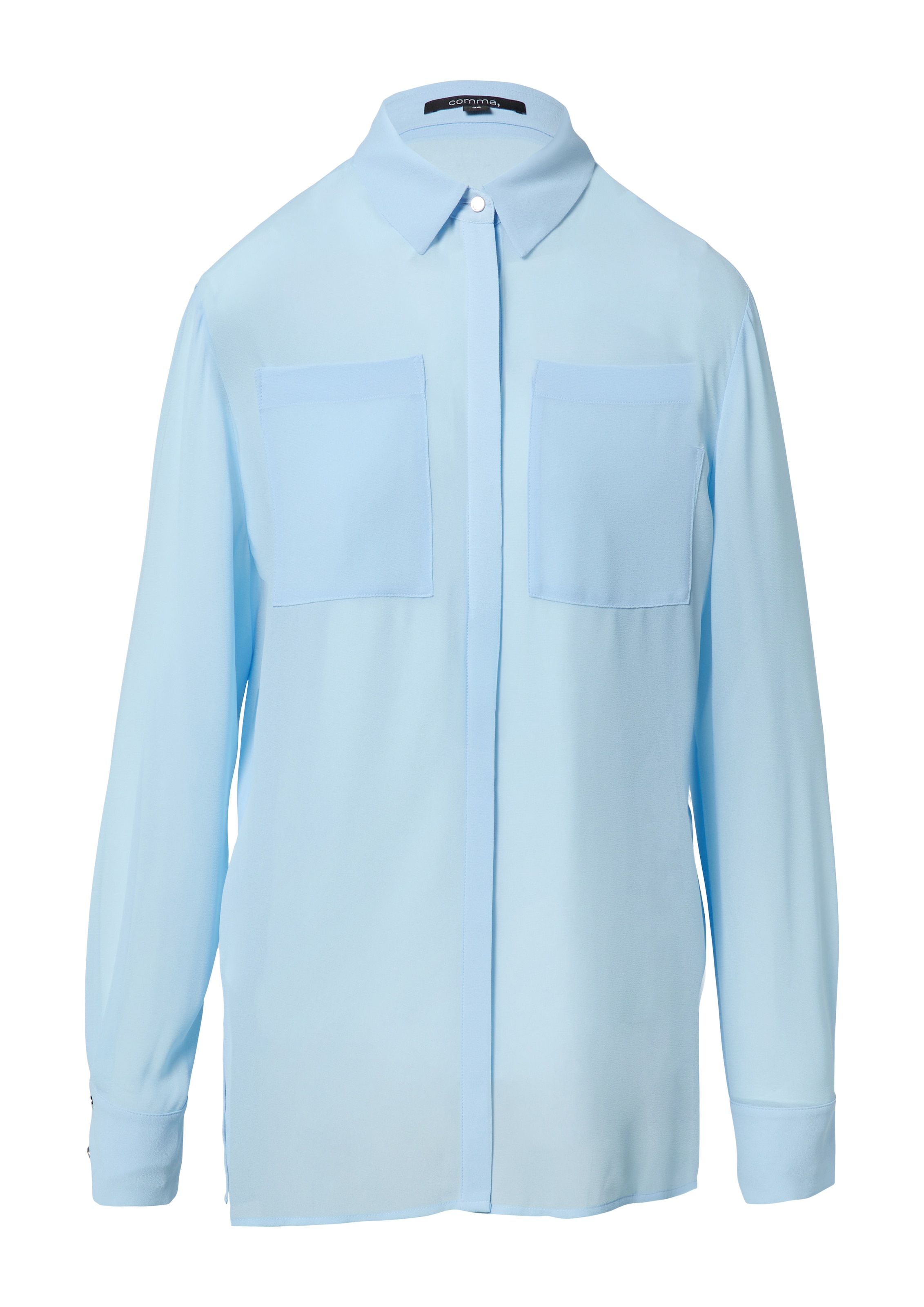 COMMA Μπλούζα σε μπλε: μπροστά