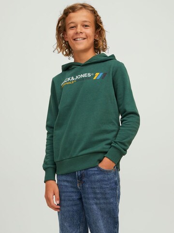 Jack & Jones Junior Sweatshirt 'Nate' in Green: front