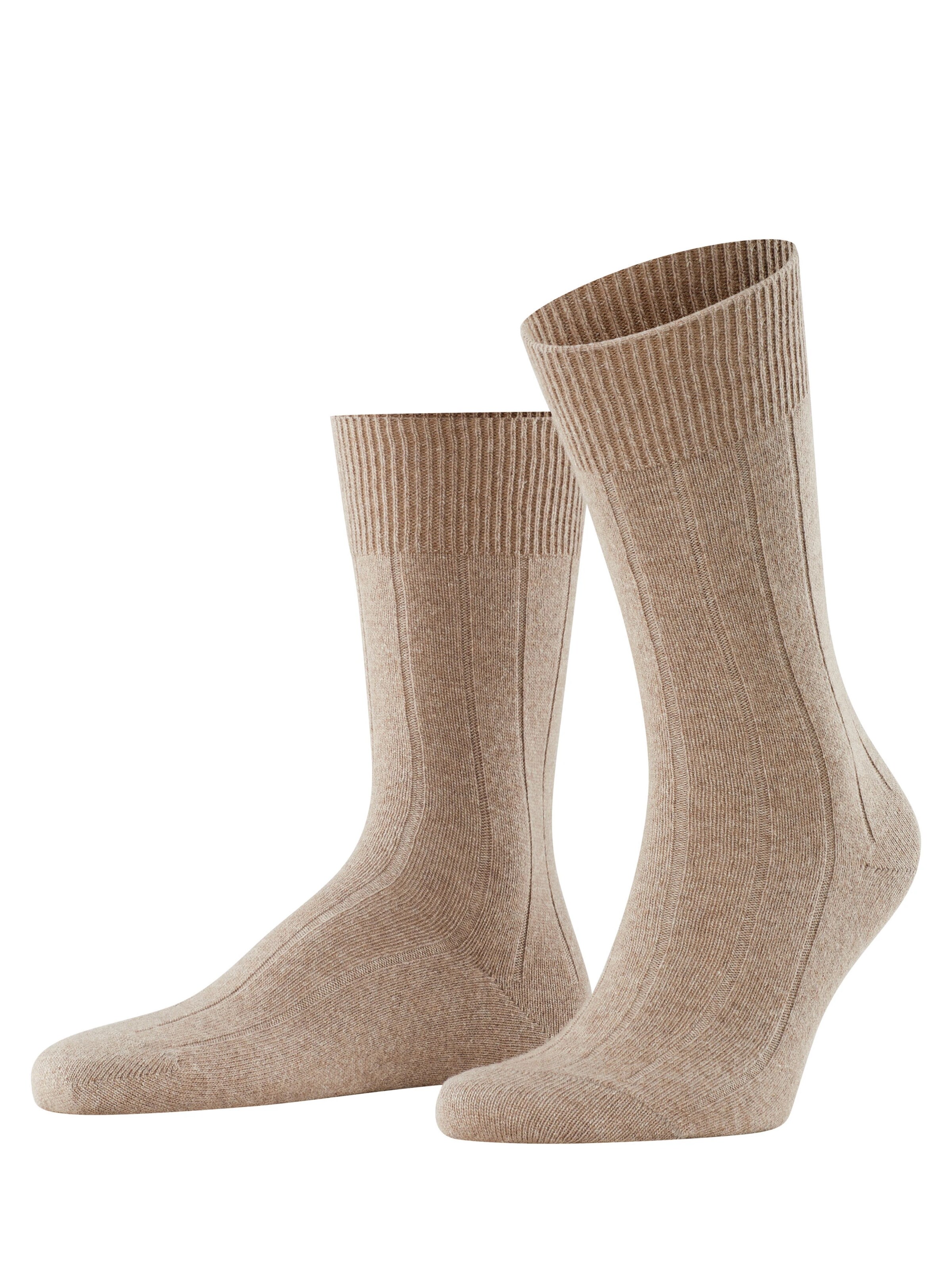 FALKE Socken 'Lhasa Rib'‌‌‌‌‌‌‌‌‌ in Braun: Vorderseite