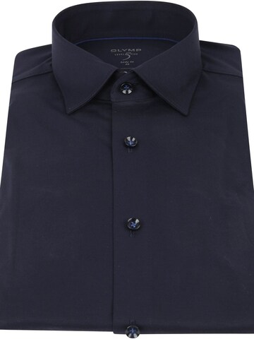 OLYMP Slim fit Overhemd 'Level 5 24/Seven' in Blauw