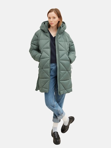 TOM TAILOR DENIM Between-Seasons Coat in Green