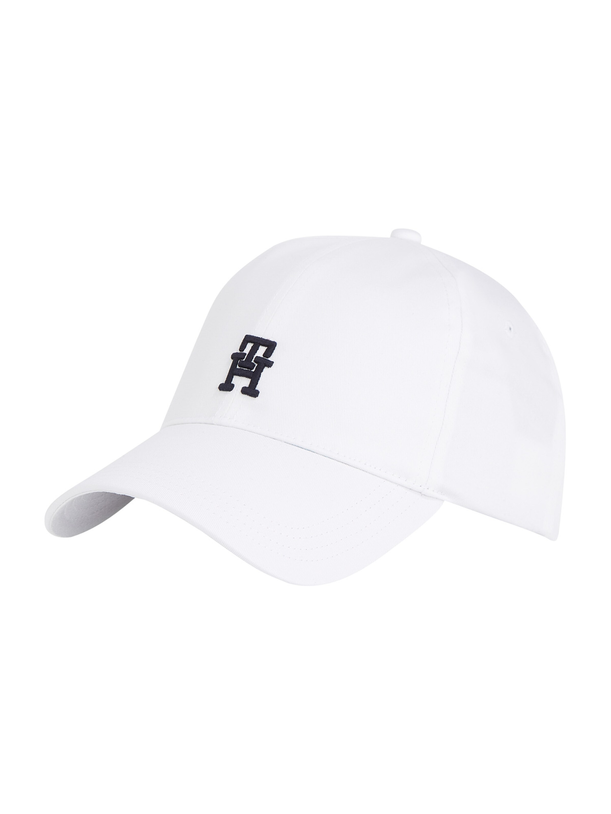 TOMMY HILFIGER Czapka z daszkiem w kolorze biały: przód