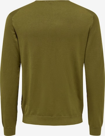 Only & Sons Sweater 'Wyler' in Green