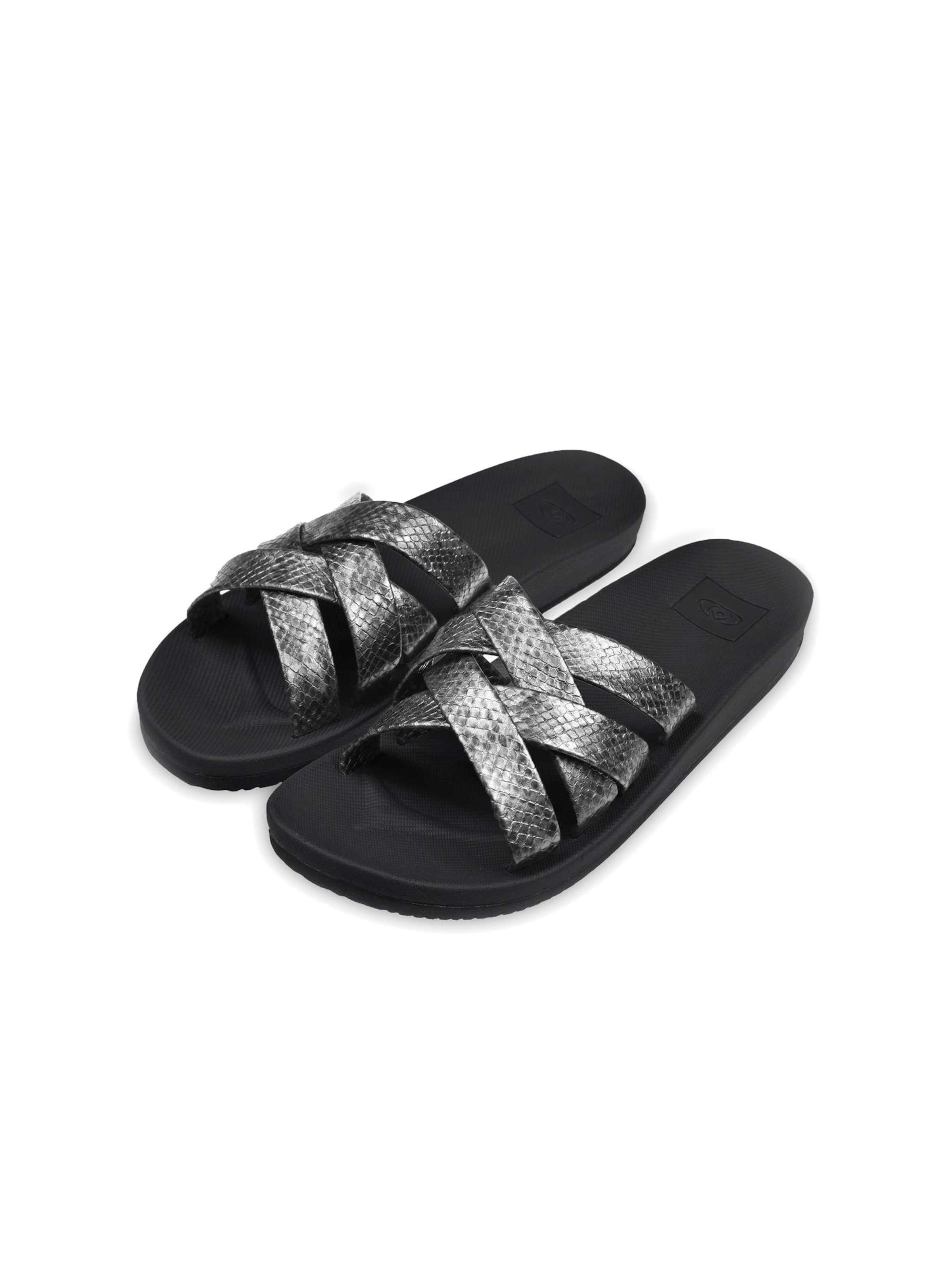 Brasileras - Zapatos abiertos 'Bucla' en plata