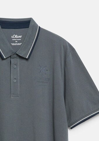 s.Oliver Men Big Sizes Shirt in Grey
