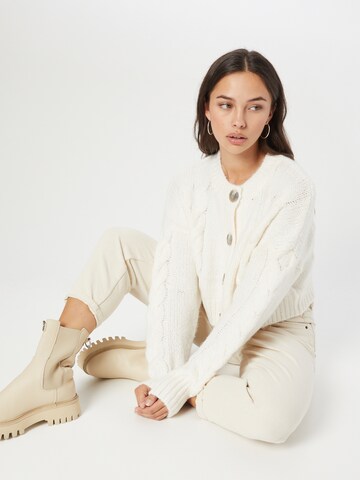 Noisy may Knit Cardigan 'Signa' in White