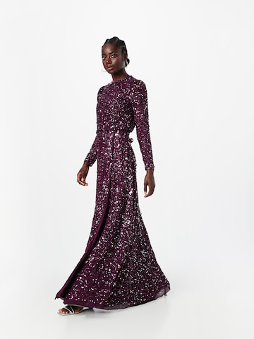 Robe de soirée Maya Deluxe en violet : devant