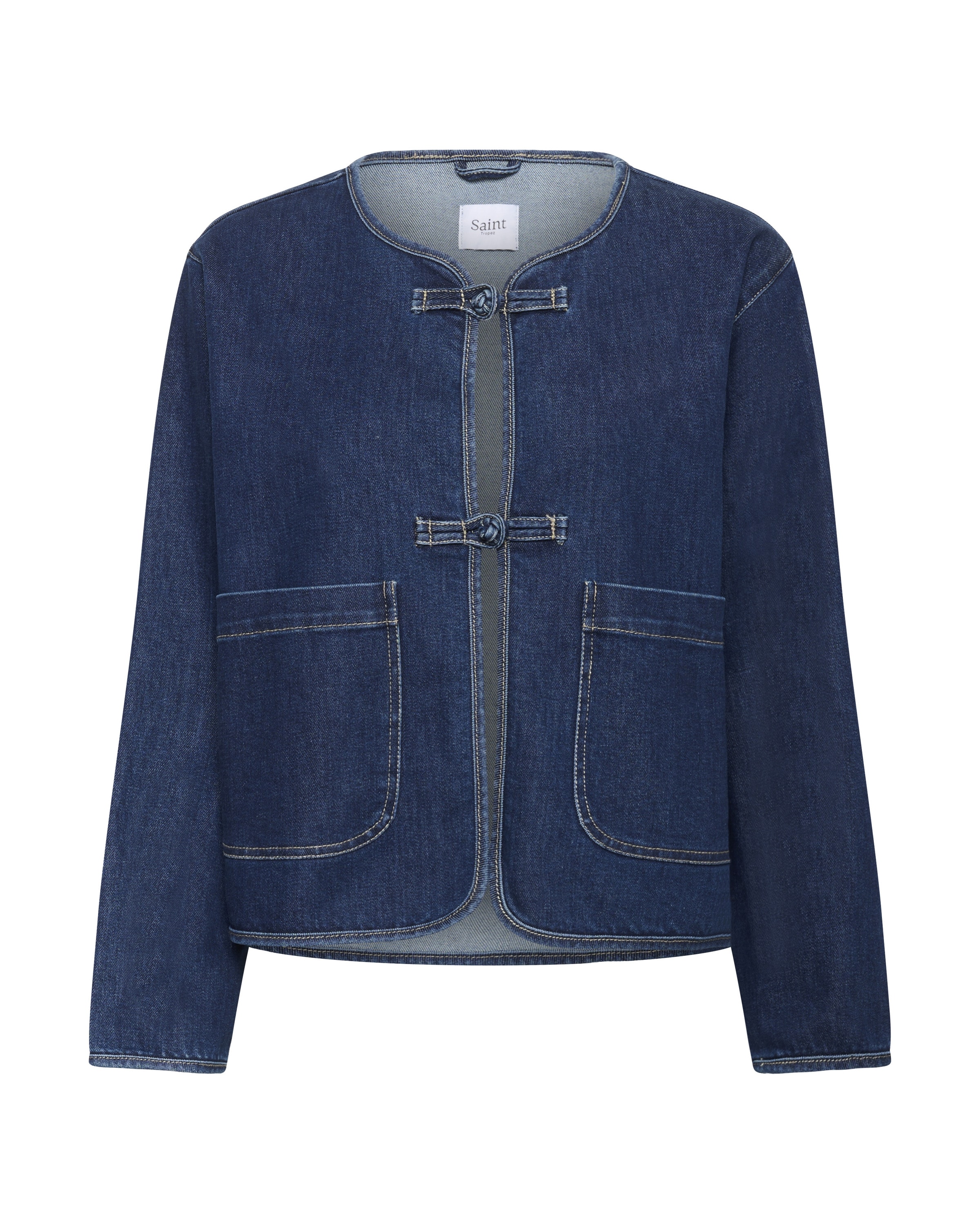 Veste mi-saison 'SZOivy' SAINT TROPEZ en bleu : devant