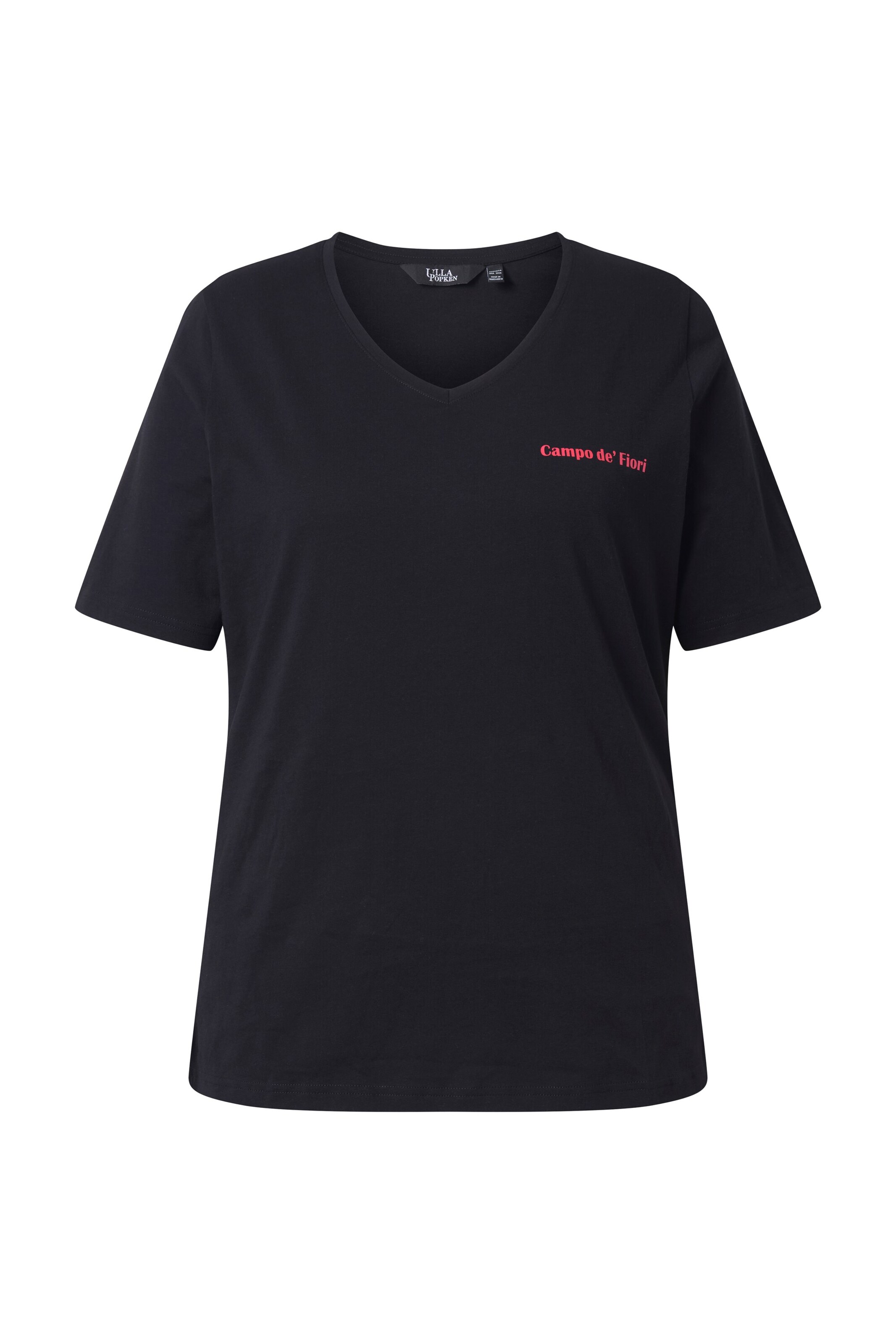 Ulla Popken Shirt in Schwarz: Vorderseite