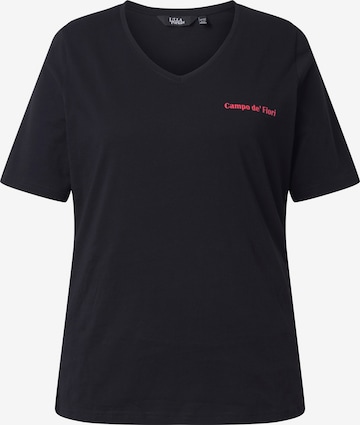 Ulla Popken Shirt in Black: front