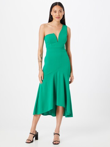 WAL G. Cocktail Dress 'JAMILA' in Green: front