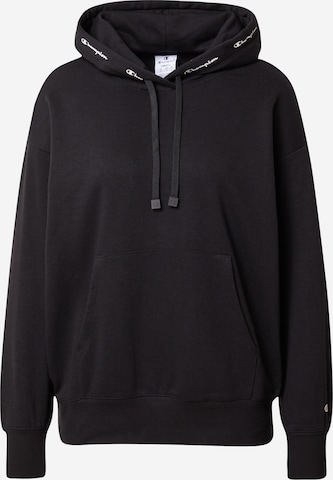 Champion Authentic Athletic Apparel Sweatshirt in Black: front