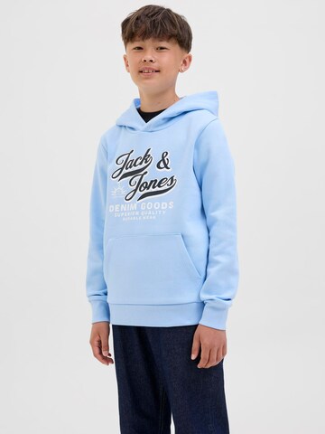 Sweat Jack & Jones Junior en bleu : devant