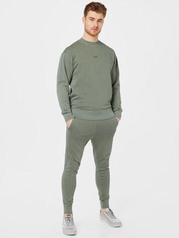 BOSS Orange - Sweatshirt 'WEFADE' em verde