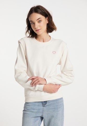 MYMO Sweatshirt in Beige: front