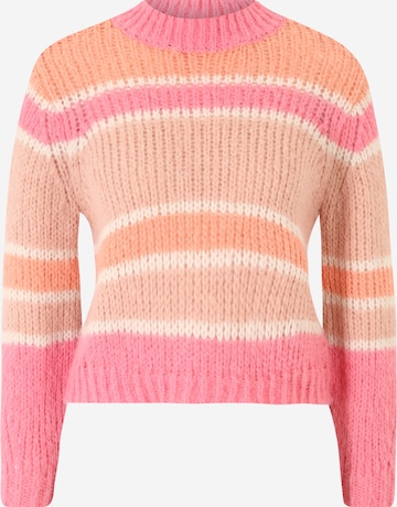 Pieces Petite Sweater 'Carman' in Orange: front