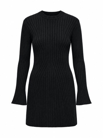Robes en maille 'Strickkleider' Ethiquet en noir : devant