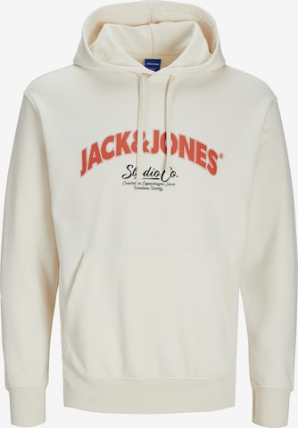 JACK & JONES Sweatshirt 'JORBRONX' in White: front