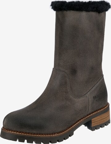 Blue Heeler Snow Boots 'Miracat' in Grey: front