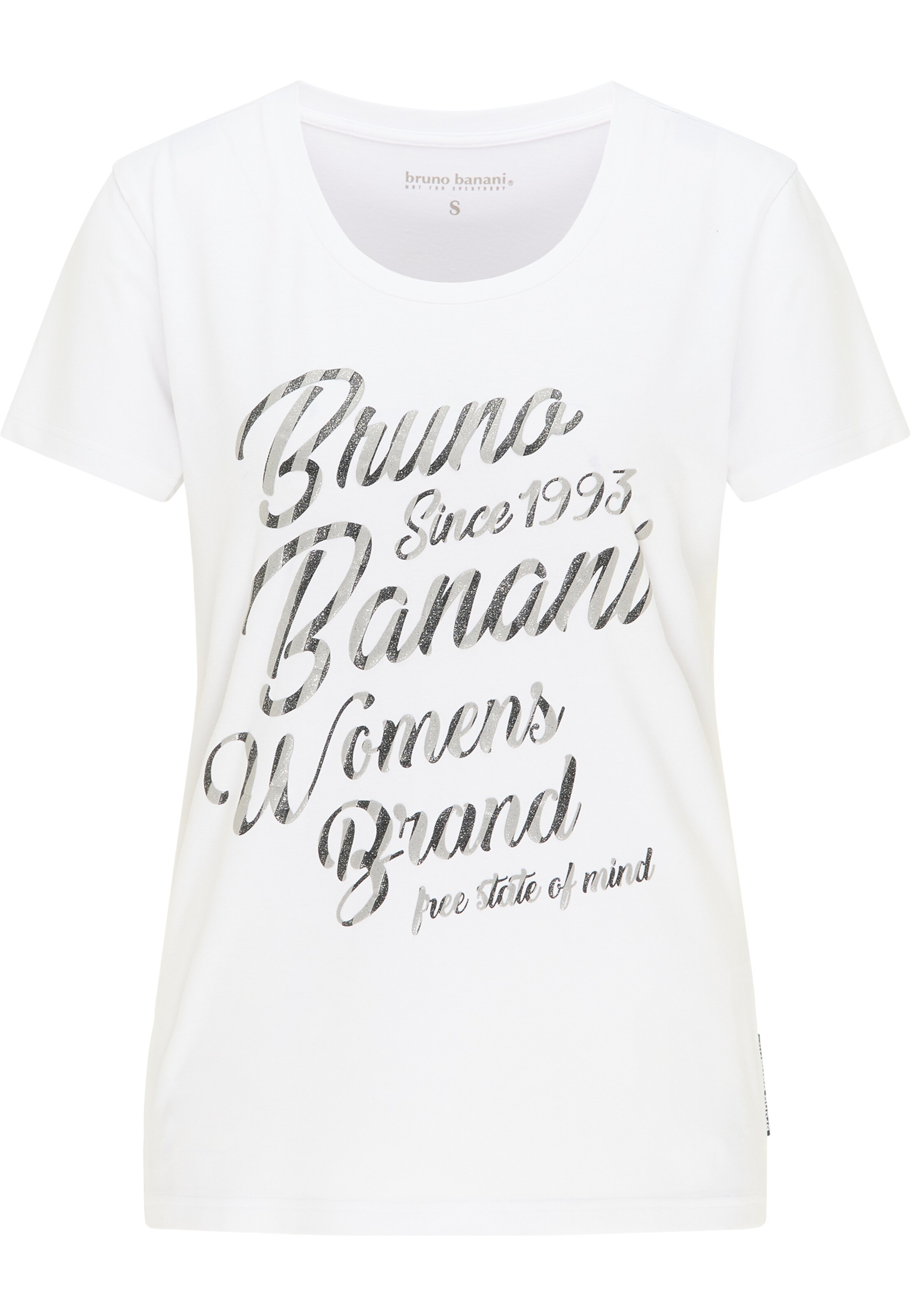T-shirt 'Russell' Bruno Banani en blanc : devant