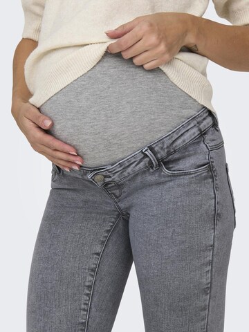 Skinny Jean 'Rain' Only Maternity en gris