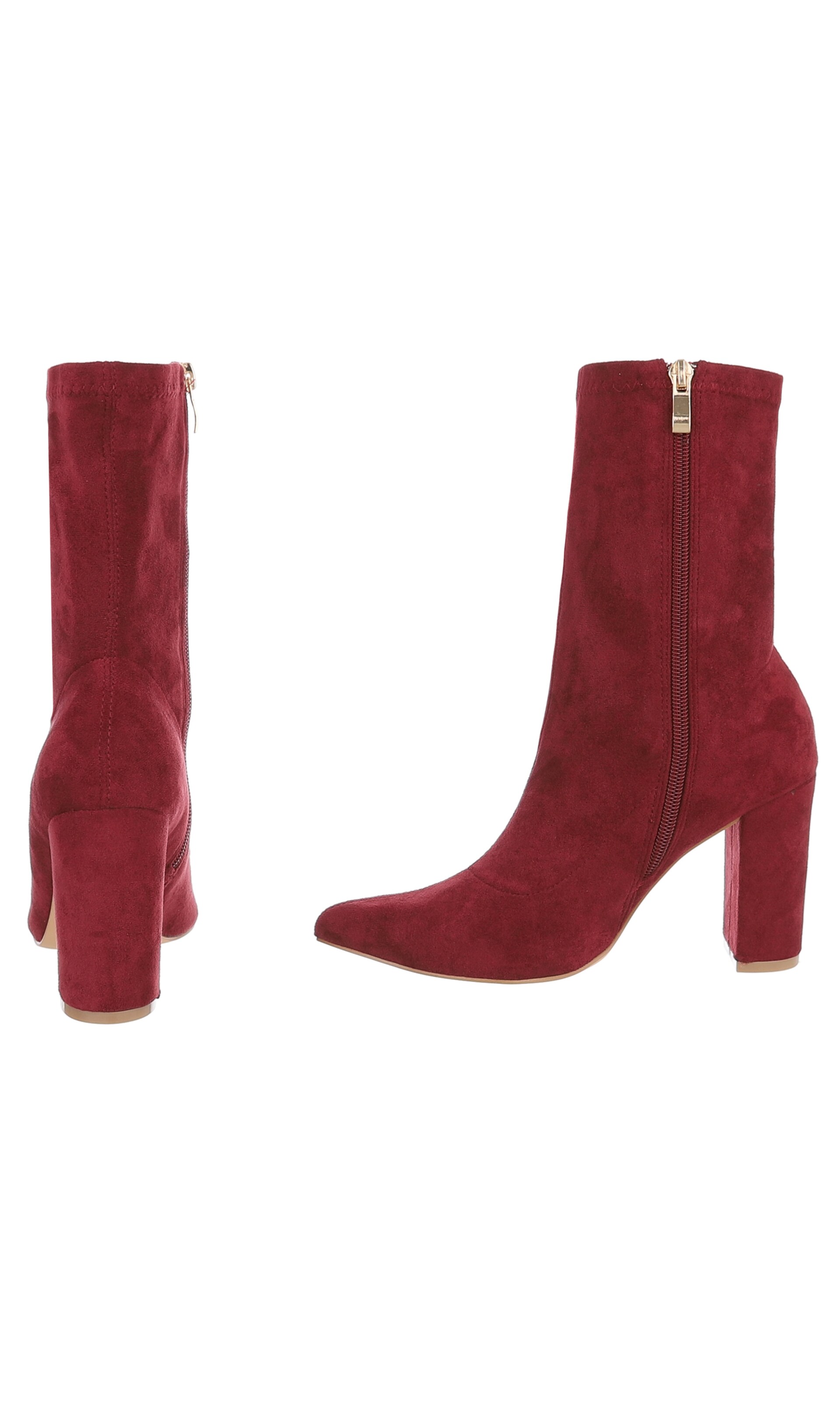 Ital-Design Stiefelette in Rot